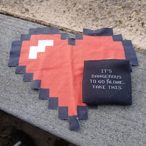 Pixel Heart Reusable Microfiber Wipe - Packable, Portable for Glasses, Lenses, and Screens
