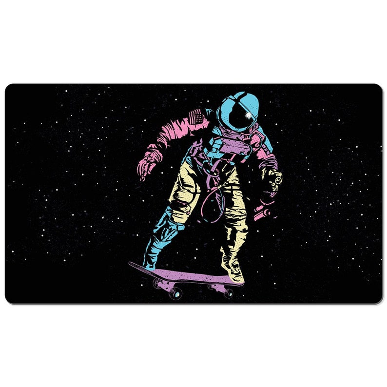 Astro Skater Space Galaxy Skateboard Astronaut Skating Gift Desk Mat