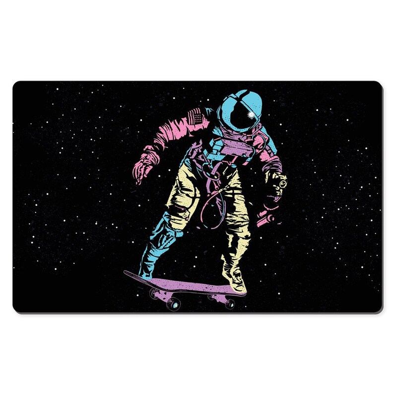 Astro Skater Space Galaxy Skateboard Astronaut Skating Gift Desk Mat