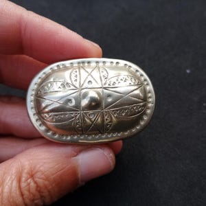 Vintage metal box with berber or arabic style, antique, miniature, tiny, box for ring, beautiful and artistic handmade boxes for jewells image 13