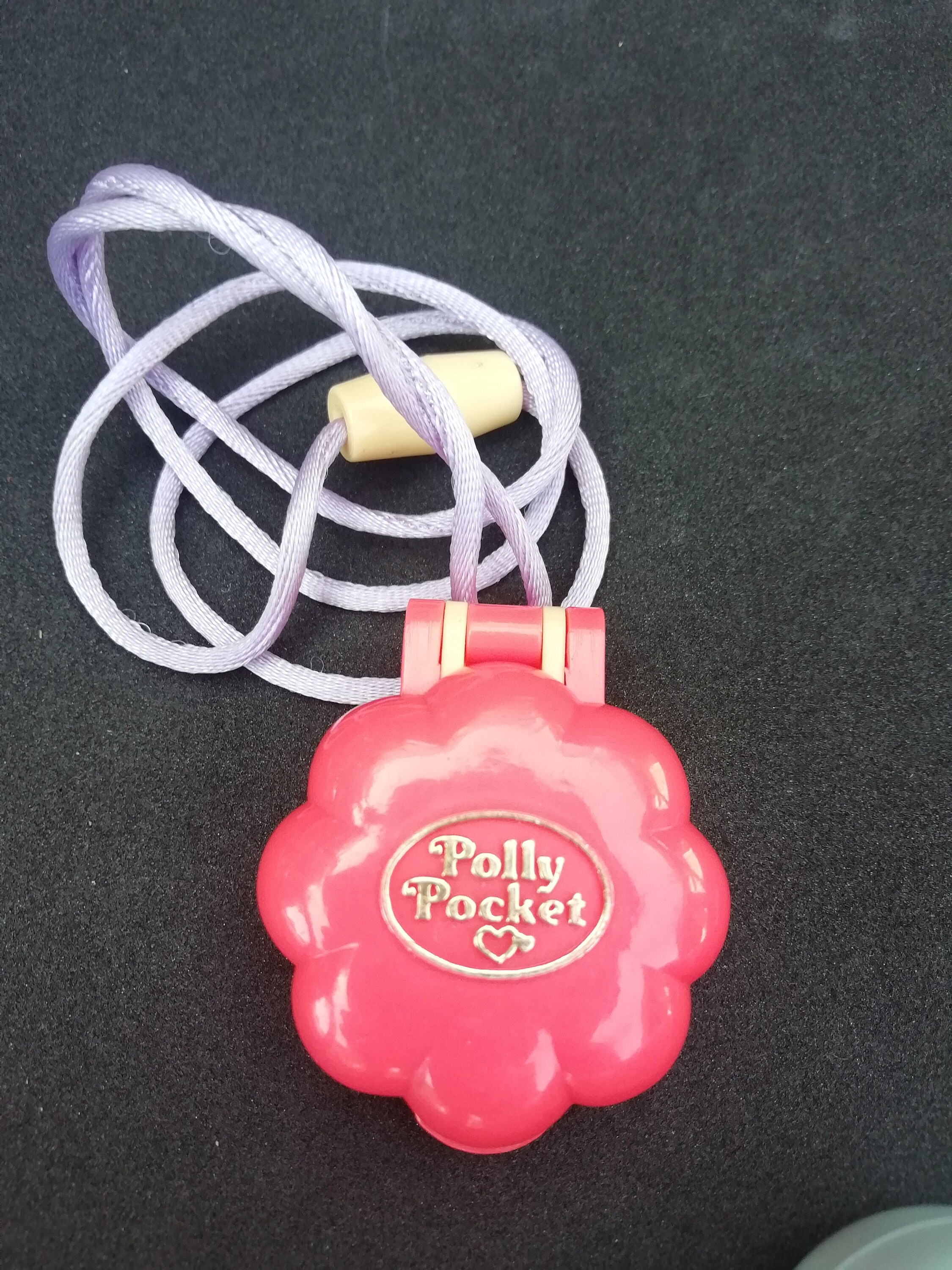 Vintage Polly Pocket Flower Orange Flower Necklace and Boat - Etsy