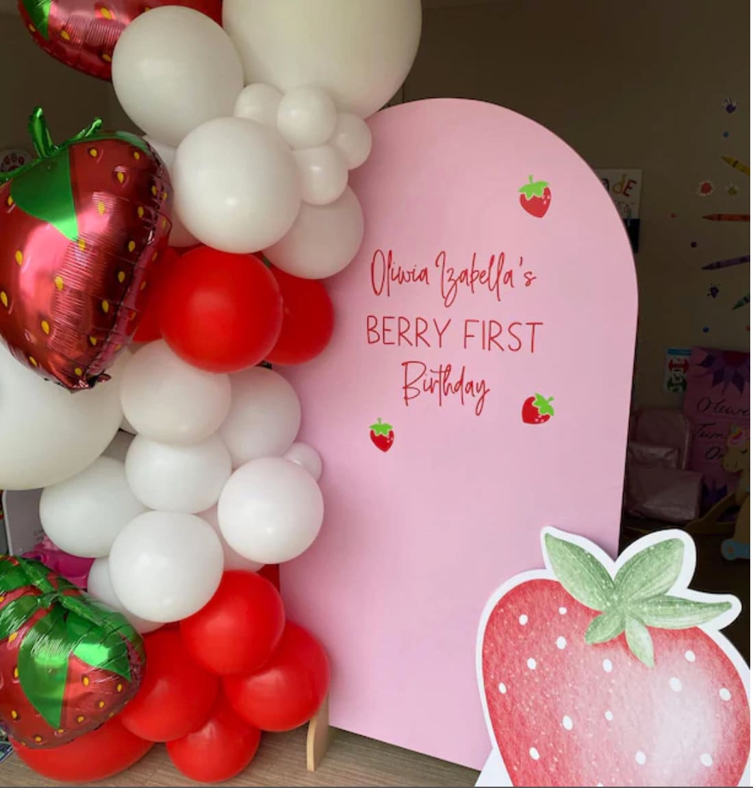 Strawberry Arch Decal, Strawberry First Birthday Party Background Berry One Birthday Sticker Decoration Strawberry Decal Berry Decal 1st Birthday Party Backdrop Decoration Girl Party Supplies Strawberry Arch Decal, Strawberry First Birthday Party Background Berry One Birthday Sticker Decoration Strawberry Decal Berry Decal 1st Birthday Party Backdrop Decoration Girl Party Supplies