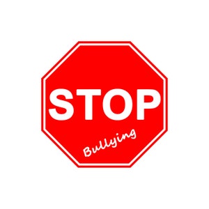 STOP Bullying - anti-bullying aluminum sign - Playground sign, daycare sign, game room sign, school sign, classroom sign, arcade sign