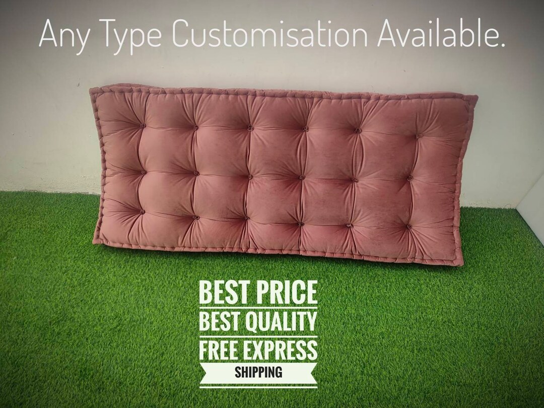 Bay Window Cushion Trapezoid Tufted Any Custom Size Cushion French