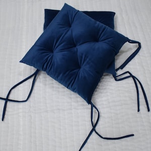 Custom Chair Pads, Seat Cushion, Soft chair pads, Chair pads with ties - Indoor/For Kids/Bistro cushions, Wedding Cushion, Top Quality
