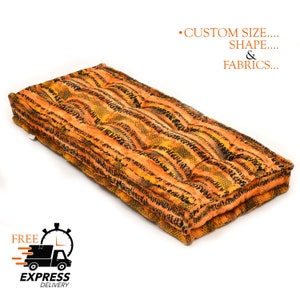 Floor Pillow-Sofa Cushion-Large Floor Cushion-Reading Nook Cushion-Futon Cushion-Velvet Bench Cushion-Meditation Pillow-Corner Cushion