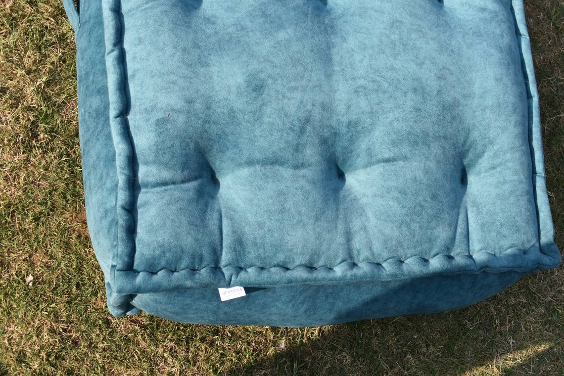 Custom french mattress cushions Velvet bench cushion handmade Etsy