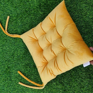 Tatami chair cushion for chairs/Terrace Dinning Cushion Custom Chair Pads, Seat Cushion, Chair pads with ties /For Kids/Bistro cushions