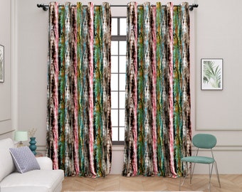 100 % Blackout Thermal Lined Velvet Curtain for Living room, Bedroom, 1000 Colors. Custom Size Rod Pocket, Hook and Ring , Grommet