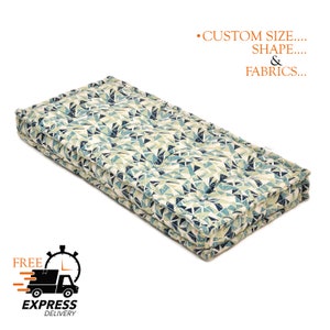 Reading nook floor cushion for kids, Washable velvet floor pillow for ikea bed, large and small floor seating, floor sofa, floor pillow