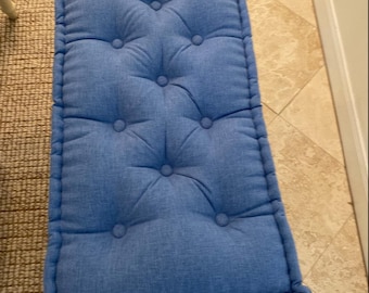 Coussin de siège de fenêtre capitonné sur mesure, coussin de banc en velours ferme, sur mesure