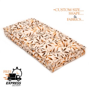 Large floor pillow, sofa cushion & backrest, bench cushion, floor couch, window seat cushion, meditation floor pillow, floor couch