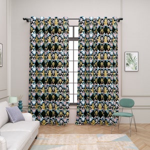 Blackout velvet curtains, Custom size velvet curtains, 100+ colors, Blackout velvet curtain panel, Bedroom curtains, Extra long curtains