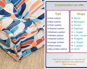 Custom Bench Cushion Indoor Furniture, Baroque Home Decor, Window - Main Image