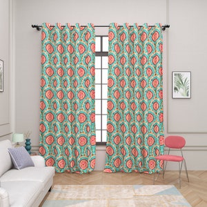 Rod pocket linen curtain panel (1 pcs) , Semi-sheer linen drapes in custom sizes , custom colors / homey style / linen drapes , linen