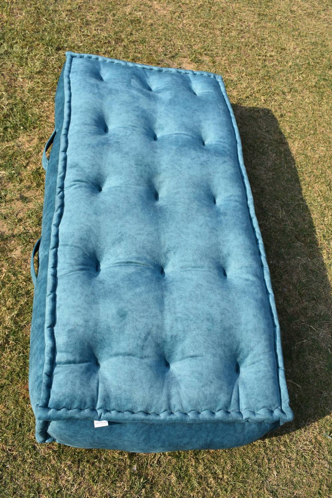 Custom french mattress cushions Velvet bench cushion handmade Etsy