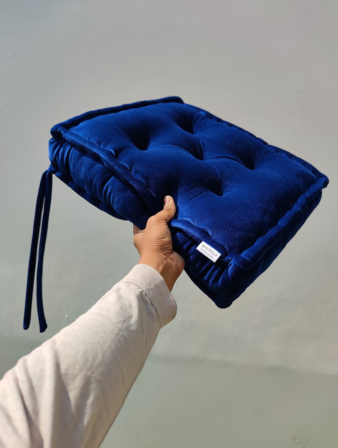 Bestseller Square Seat Cushion Сolors Chair Pads With Ties 14,15,16,17