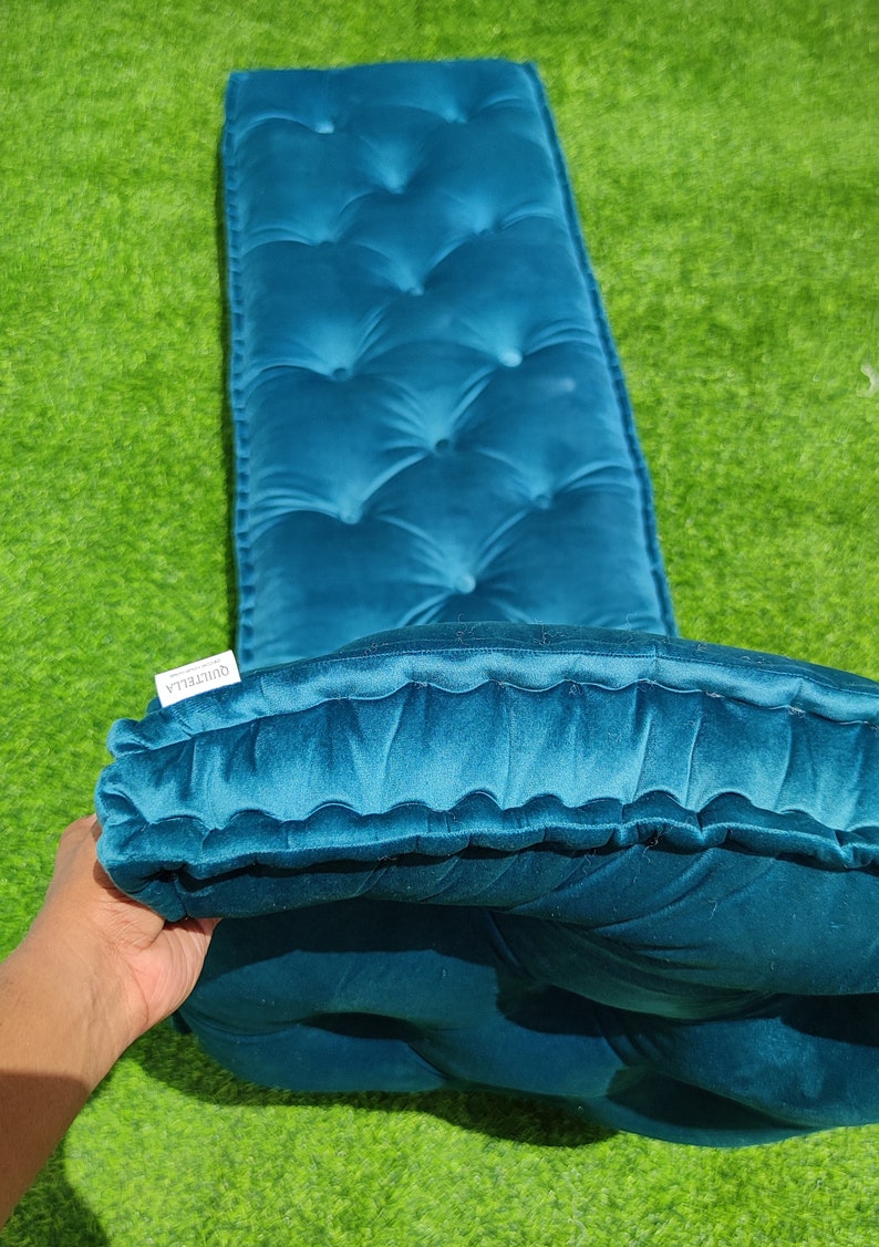 Window Seat Cushion Hand Tufted Custom Bench Cushion With Etsy