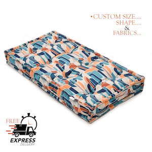 Custom Bench Cushion indoor furniture, Baroque Home Decor, Window seat cushion Mudroom bench cushion FREE shipping