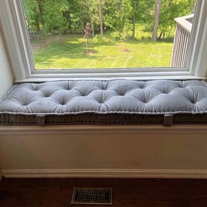 Window Seat | Large French Cushion | Bench Cushion | Big Cushion | Sofa Cushion | Floor Cushion | Daybed | Outdoor Floor Pillow | Home Decor
