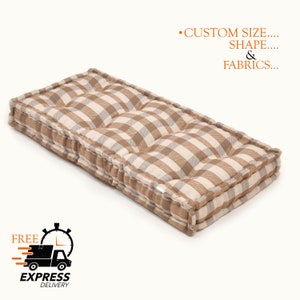Floor cushion , Floor Sofa, floor couch , floor pillow, Window Seat Quilted Cushions, Bench Cushion, Velvet Japanese floor seating