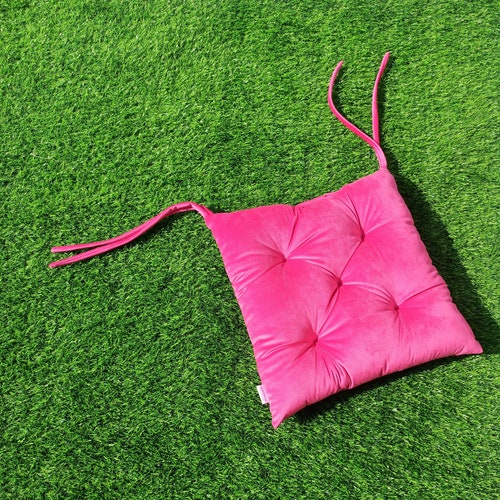 Handmade Cotton Chair Pads Cushions Seat Pad With Ties Etsy