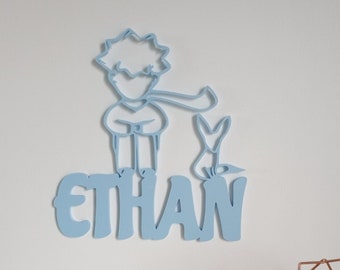 Custom door decoration in 3D Little Prince