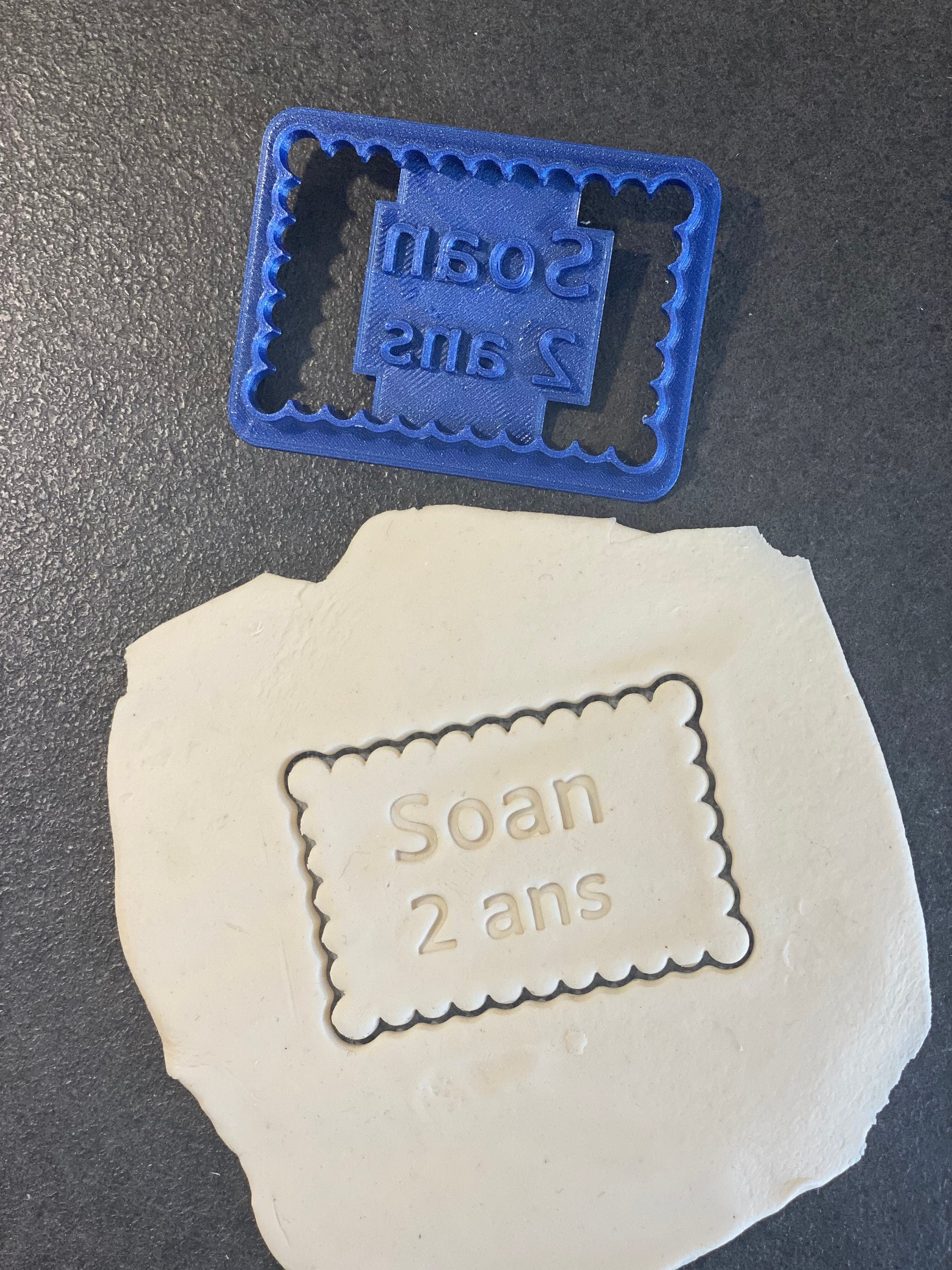 Emporte Pièce Personnalisé Prénom et Âge