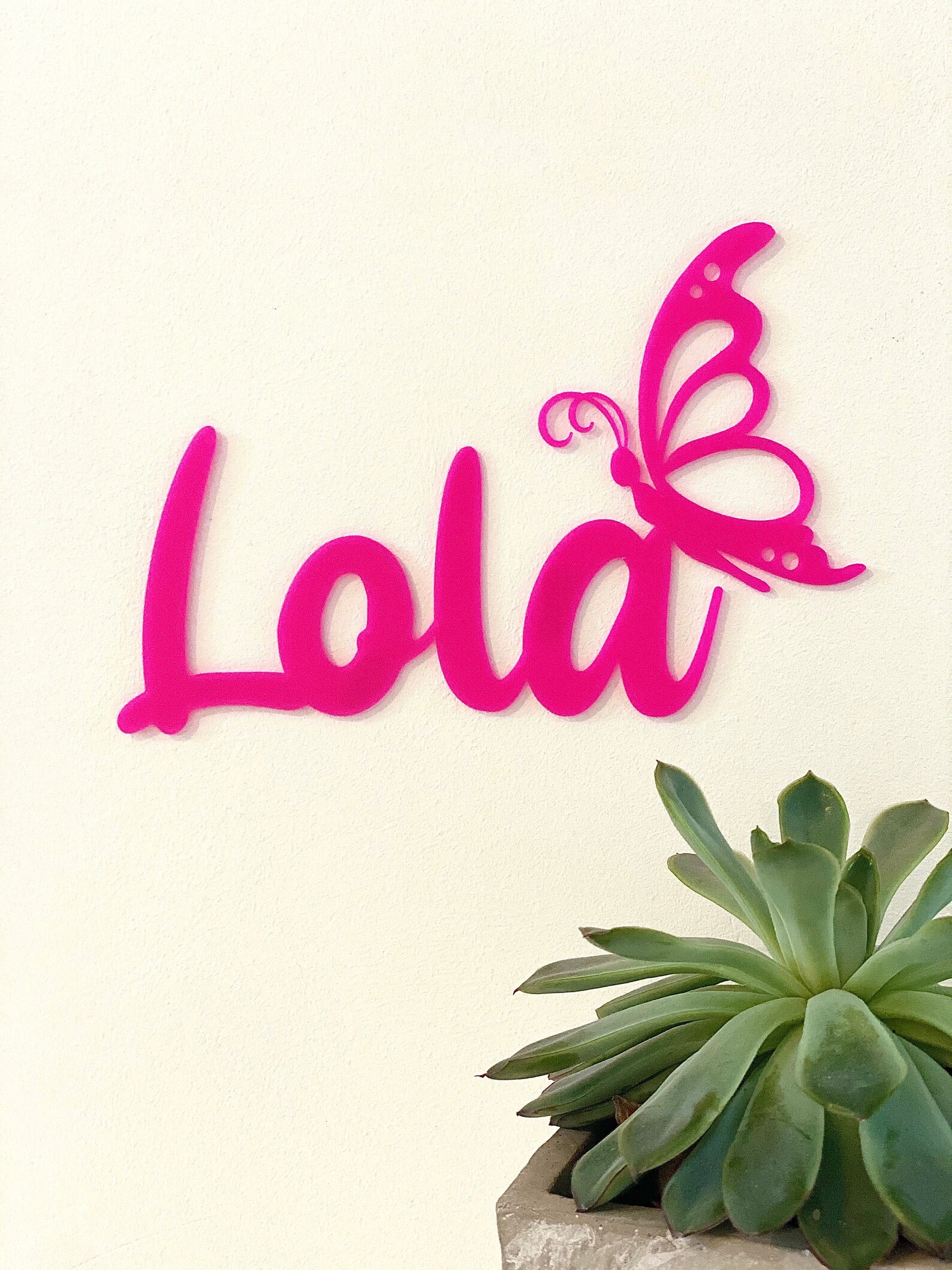 Custom 3D Butterfly Door Decoration Etsy