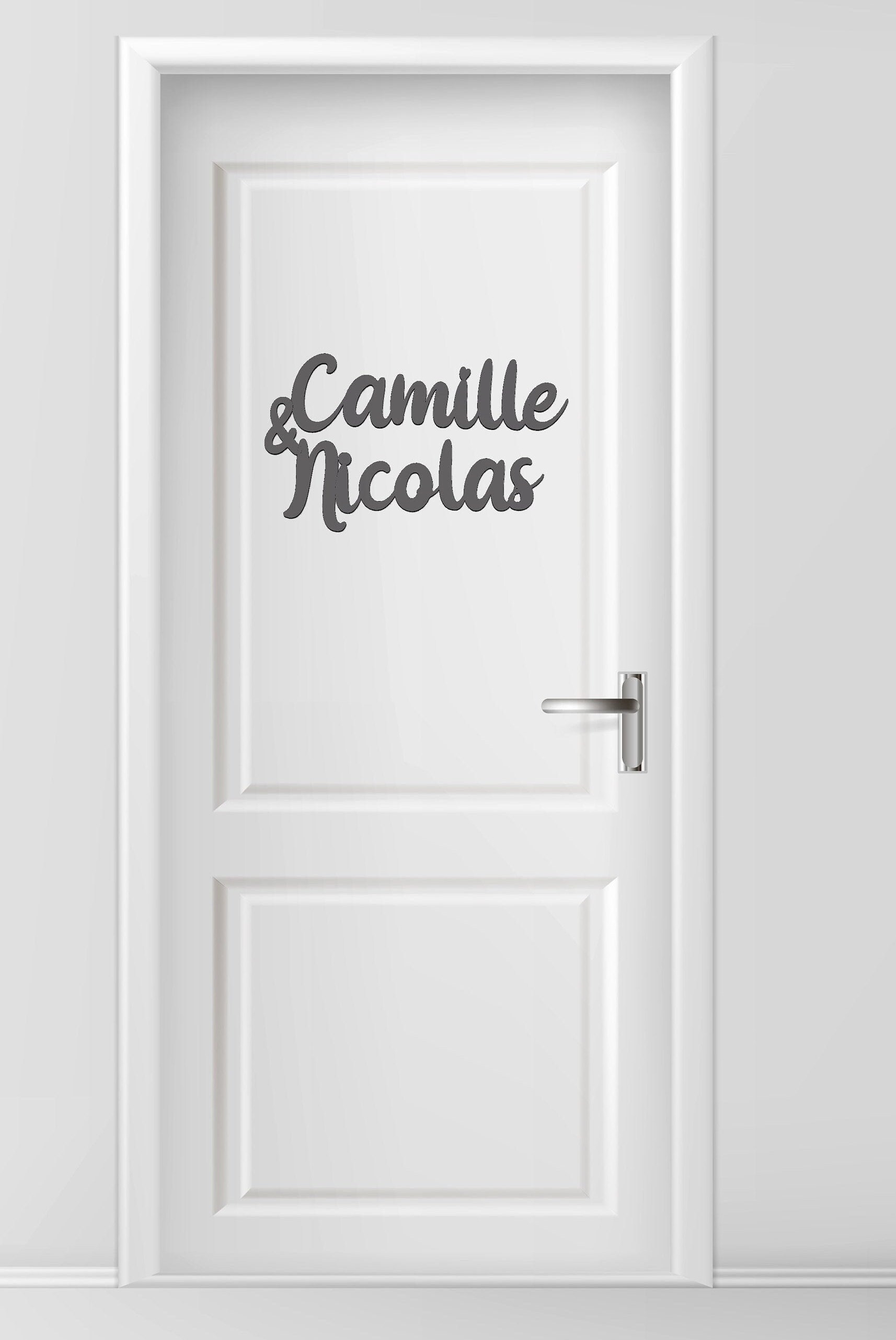 Décoration Personnalisée avec 2 Prénoms à Accrocher