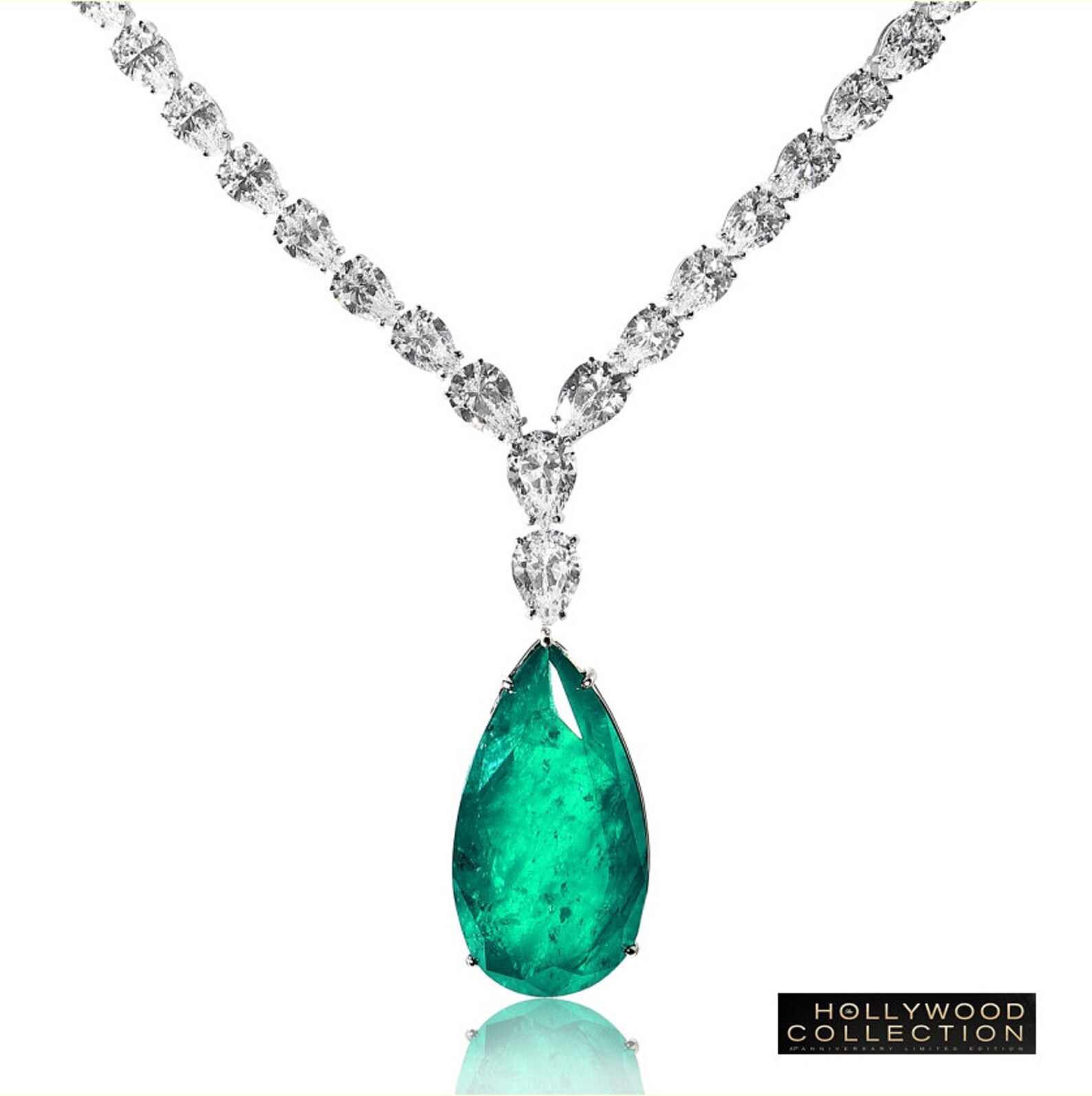 Emerald Green Necklace Julia Roberts Inspired Fusion Emerald Etsy