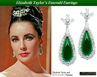Emerald Green Teardrop Earrings: Sterling Silver Anniversary Jewelry