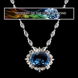 Hope Diamond Necklace & Brooch Blue Diamond cz Heritage Jewelry