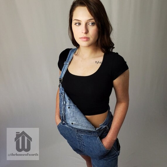 90s vintage Bill Blass Pastel Coral Denim High Waist Shorts