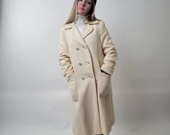 cream pea coat