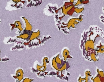 Vintage schattige flanelstof voor kinderkamers