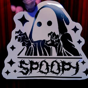 SPOOPY - Calcomanía de vinilo premium