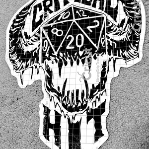 D20 "CRITICAL HIT" - Premium Vinyl Aufkleber