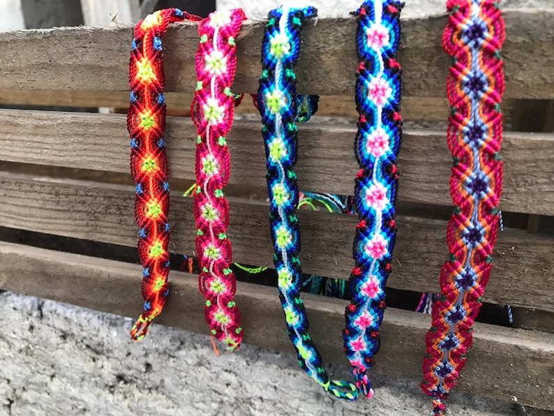 Mexican Woven Bracelet Etsy