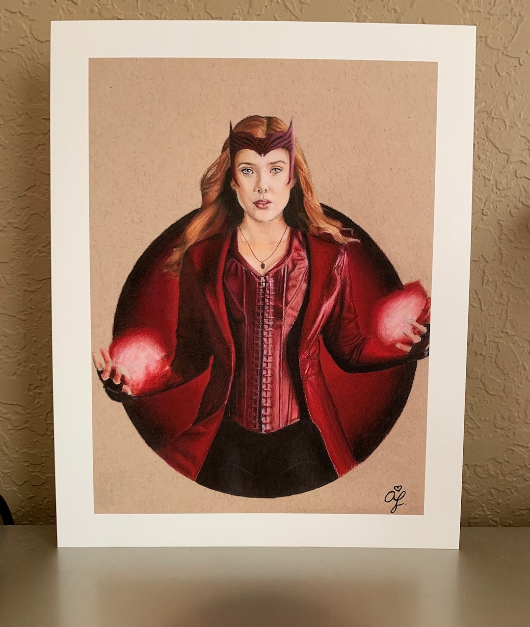 Wanda Maximoff Scarlet Witch Art Print - Etsy