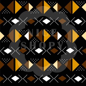 Bogolan - JPEG Seamless Pattern files - african patterns Bogolan inspiration Mali kwanzaa - instant Download file