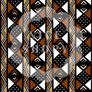 Bogolan - JPEG Seamless Pattern files - african patterns Bogolan inspiration Mali kwanzaa - instant Download file