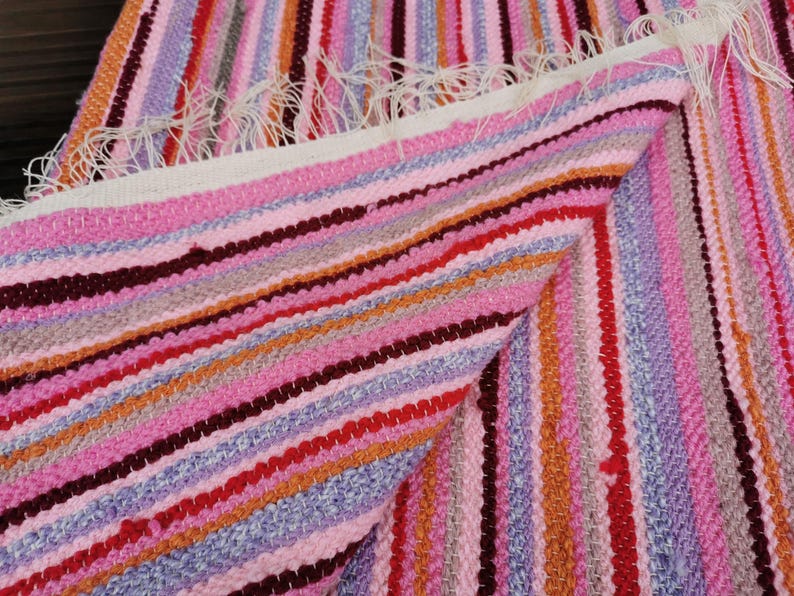 Washable rug, chindi rag rug, housewarming gift image 13