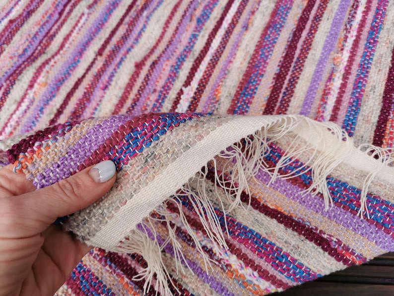 Washable rug, chindi rag rug, housewarming gift image 10
