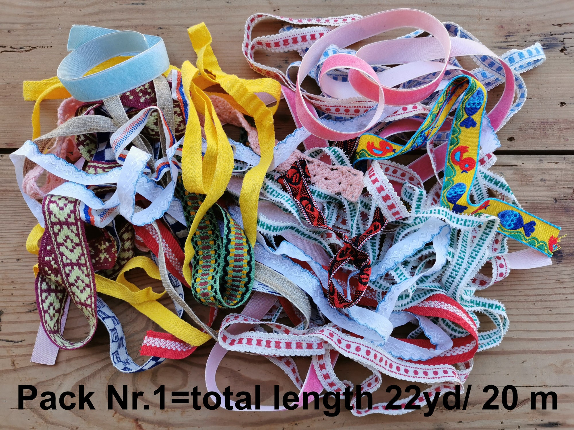 Assorted Ribbon Scraps, 1 Pound, Ribbon Remnants, Grab Bag, Crafts, 617