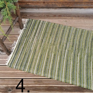 Washable rug, chindi rag rug, housewarming gift