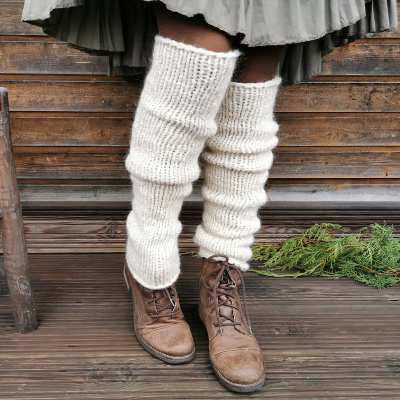 Boot cuffs, leg warmers, winter clothes, gift ideas for women White