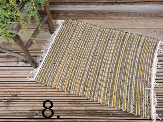 Washable rug, chindi rag rug, housewarming gift