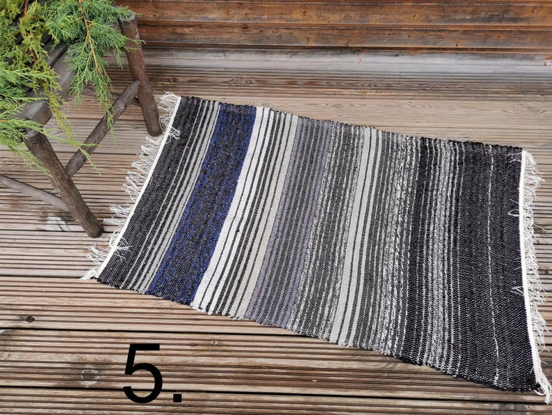 Washable rug, chindi rag rug, housewarming gift 5 = 47x31in/120x78cm