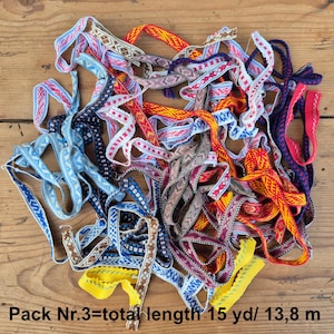 Grab pack ribbons scraps bundle